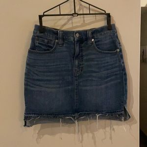Madewell denim skirt size 26